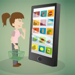 cliente comprando on-line